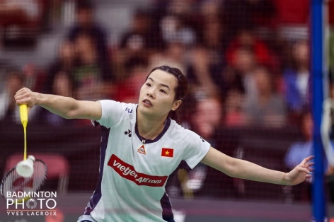 Nguyễn Thùy Linh rơi khỏi top 20 cầu lông thế giới