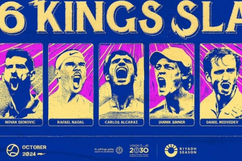 Lịch thi đấu tennis 6 Kings Slam 2024 mới nhất