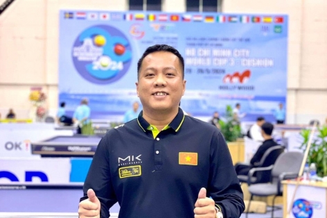 Cơ thủ Việt Nam ghi dấu ấn ở World Cup carom 3 băng với hai chiến thắng 'hủy diệt'