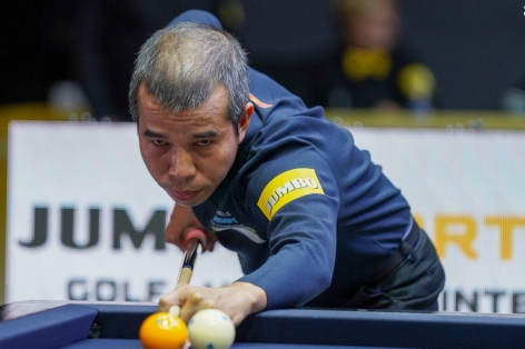 Trực tiếp carom 3 băng Trần Quyết Chiến 26-22 Frederic Caudron: Quyết Chiến thăng hoa