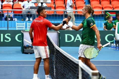 Tennis Việt Nam vắng mặt ở vòng play-off thăng hạng Davis Cup 2025