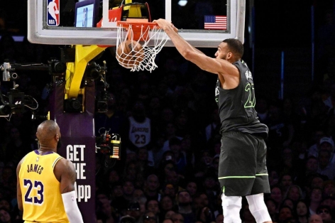 Rudy Gobert thăng hoa, tiễn Lakers khỏi cuộc đua vô địch NBA 2024-2025