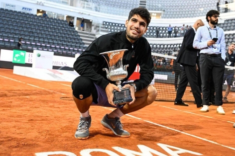 Vô địch Rome Masters 2025, Alcaraz trở lại ngôi số 2 thế giới