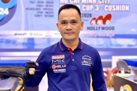 Cơ thủ Trần Đức Minh trở thành cựu vương World Cup TPHCM