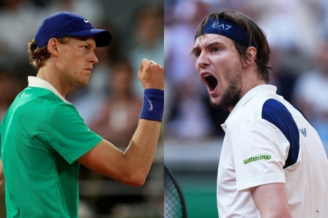 Trực tiếp tennis Jannik Sinner vs Alexander Bublik, 20h30 hôm nay 4/6