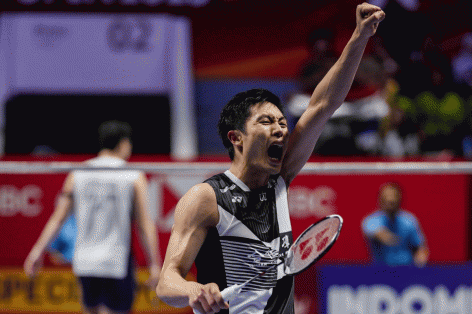 Chou Tien-chen thắng sốc tân số 1 thế giới, lọt chung kết Indonesia Open 2025