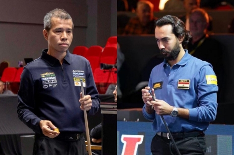 Link xem trực tiếp billiards Trần Quyết Chiến vs Sameh Sidhom, 17h00 hôm nay 15/6
