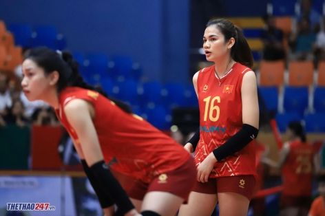 Trực tiếp bóng chuyền nữ Việt Nam 2-0 U21 Việt Nam: Áp đảo