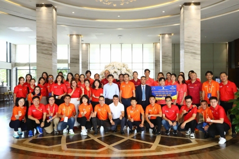 Bóng chuyền nữ Việt Nam được thưởng nóng trước thềm bán kết VTV Cup 2025