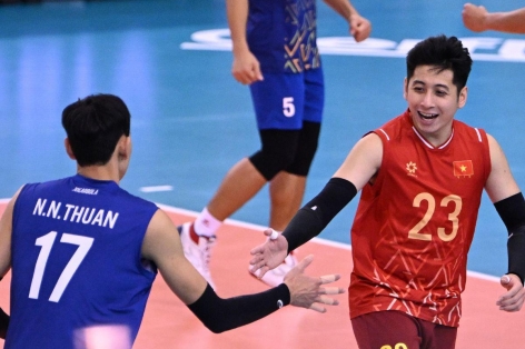 Trực tiếp bóng chuyền nam Việt Nam 2-0 Campuchia: Áp đảo
