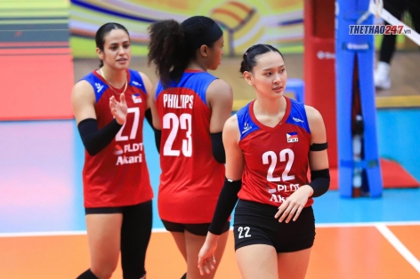 Bóng chuyền nữ Philippines chốt danh sách dự chặng 1 SEA V.League 2025