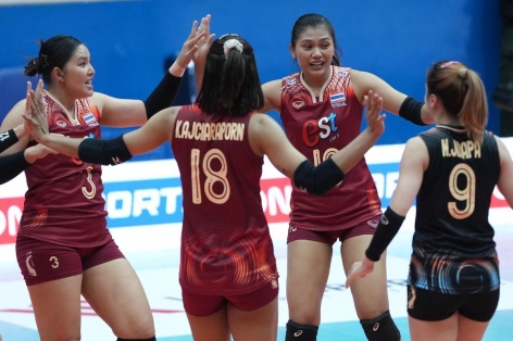 Trực tiếp bóng chuyền nữ Thái Lan vs Philippines, 17h00 hôm nay 1/8