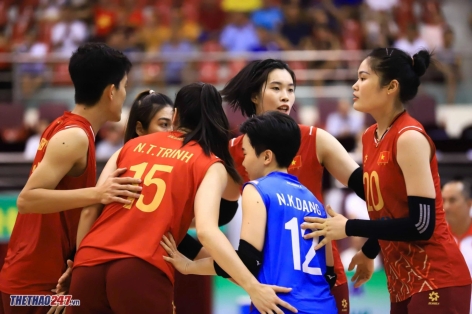 Bóng chuyền nữ Việt Nam ra quân chặng 2 SEA V.League 2025 suôn sẻ