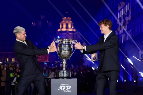 Trực tiếp tennis Jannik Sinner 0-0 Carlos Alcaraz: Trận đấu bắt đầu