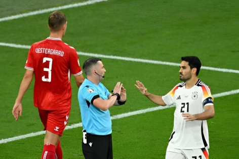 Trận Đức vs Đan Mạch xảy ra sự cố chưa từng có tại Euro 2024
