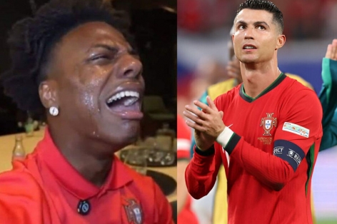 Fan cứng khóc thét khi chứng kiến​ Ronaldo bị loại khỏi Euro 2024