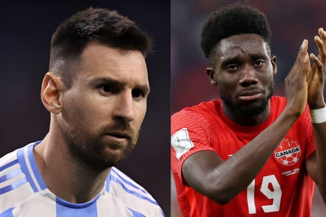 Đội hình Argentina vs Canada: Messi đụng Alphonso Davies