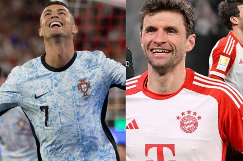 Ronaldo bất ngờ nhận thông điệp từ Thomas Muller