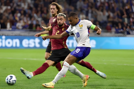 Vắng bóng Mbappe, Pháp dễ dàng nhấn chìm Bỉ tại Nations League