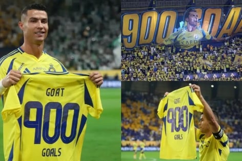 Ronaldo được Al Nassr vinh danh hoành tráng, phong luôn danh xưng GOAT