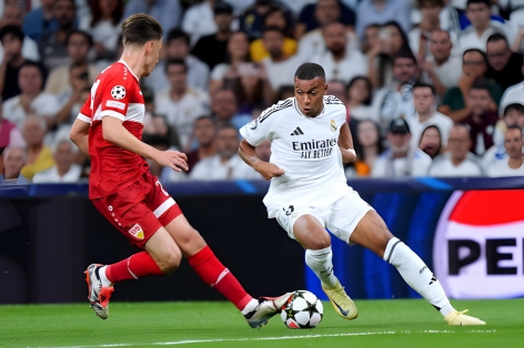 Trực tiếp Real Madrid 0-0 Stuttgart: Mbappe chưa có đất diễn