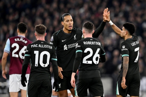 Trực tiếp Liverpool 2-0 West Ham: Dồn ép liên tục