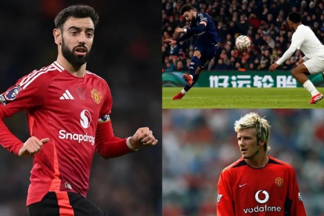 Bruno Fernandes phá vỡ kỷ lục của Beckham tại MU