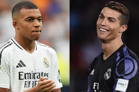 Ronaldo 'béo' khuyên Mbappe đá như Cristiano Ronaldo