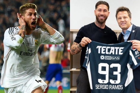 Sergio Ramos chế giễu Atletico Madrid bằng số áo mới