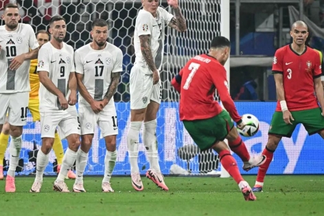Ronaldo nhận cơn mưa chỉ trích vì 'knuckleball'