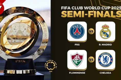 Điểm lại sức mạnh 4 đội lọt vào bán kết FIFA Club World Cup 2025