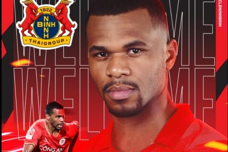 Ngoại binh từng vô địch V-League gia nhập Ninh Bình FC
