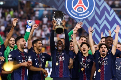 PSG đi vào lịch sử sau chức vô địch Siêu cúp châu Âu