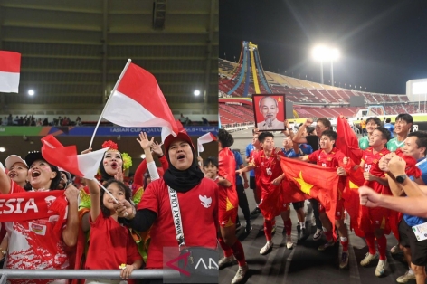 CĐV Indonesia 'ngã ngửa' trước cú ăn 3 lịch sử của Việt Nam