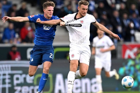 Nhận định St. Pauli vs Hoffenheim: Khách chiếm ưu thế, 2h30 ngày 15/3/2025