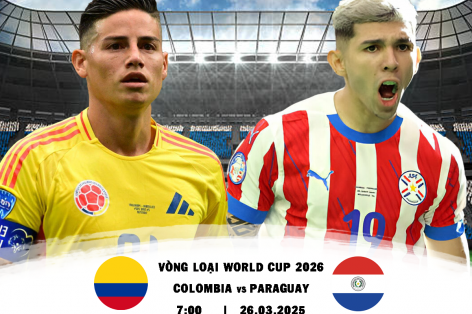 Nhận định Colombia vs Paraguay: Sốc lại tinh thần, 7h00 ngày 26/03/2025