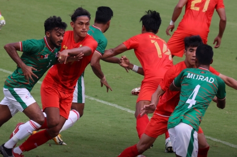 Trực tiếp Trung Quốc 4-0 Myanmar: Trung Quốc áp đảo