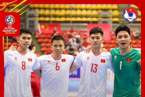 ĐT futsal Việt Nam thắng nhọc nhằn Trung Quốc