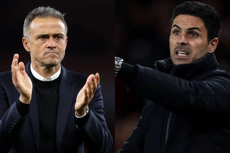 HLV Enrique phản pháo Arteta về phát ngôn Arsenal tốt hơn PSG