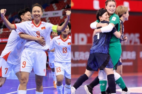 Trực tiếp futsal nữ Việt Nam vs Nhật Bản, 10h00 hôm nay 13/5