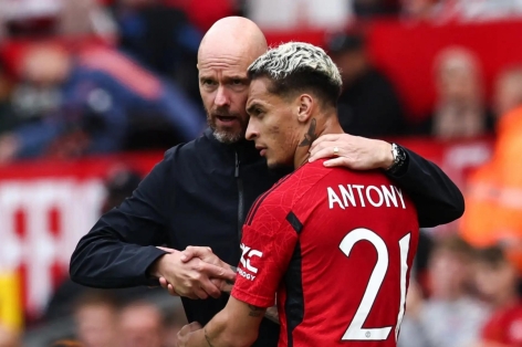Erik ten Hag phũ phàng với Antony
