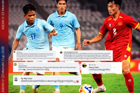 CĐV Campuchia phản ứng bất ngờ sau trận thua U23 Việt Nam