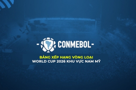 Bảng xếp hạng vòng loại World Cup 2026 khu vực Nam Mỹ mới nhất