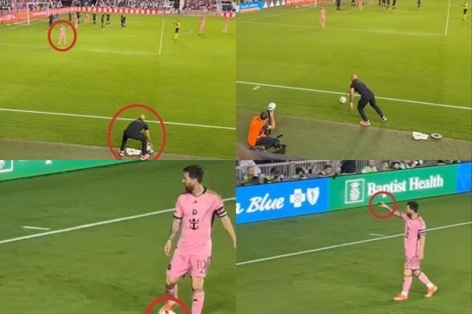 CĐM thán phục Messi khi phản ứng hành động của vệ sĩ