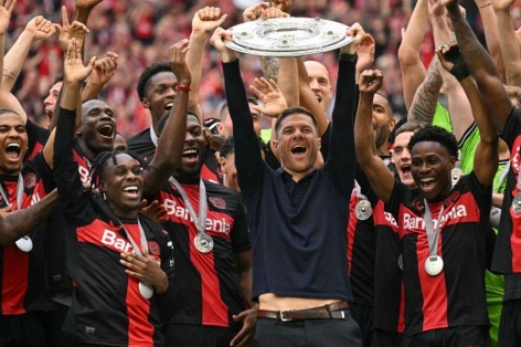 Bayer Leverkusen chính thức vô địch bất bại tại Bundesliga 2023/24