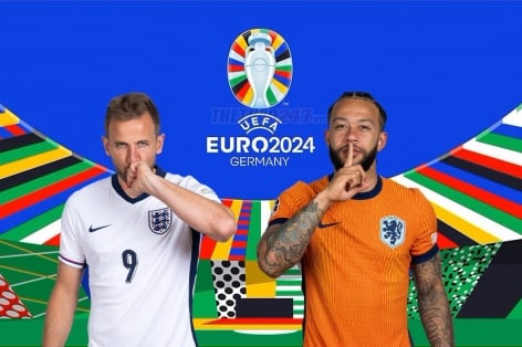 Lịch bán kết Euro 2024: Anh đấu Hà Lan