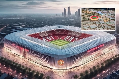 MU phá bỏ Old Trafford, công bố diện mạo mới toanh