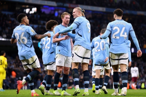 Trực tiếp Man City 3-0 West Ham: Haaland lập cú đúp