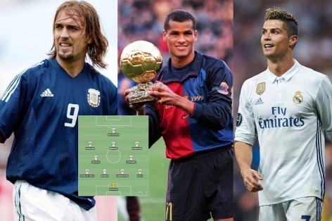 Đội hình tuổi Tỵ hay nhất mọi thời đại: Ronaldo kết hợp Rivaldo