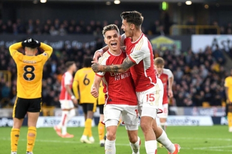 Trực tiếp Arsenal vs Wolves, 22h00 ngày 25/1/2025